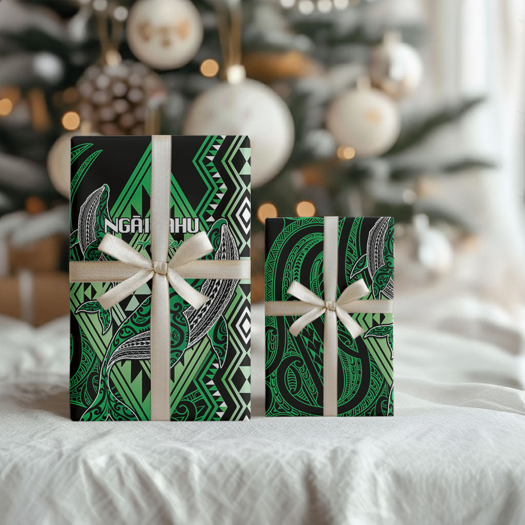 Aotearoa Iwi Ngai Tahu Wrapping Paper NZ Maori Humpback Whale Taniko Motifs LT14 - Polynesian Pride