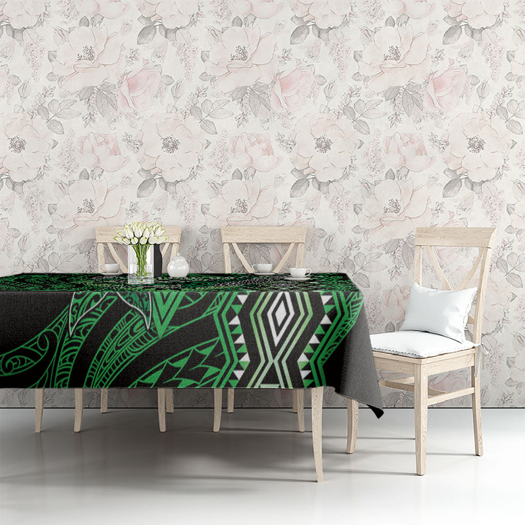 Aotearoa Iwi Ngati Pikiao Tablecloth NZ Maori Humpback Whale Taniko Motifs LT14 - Polynesian Pride