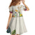 New Zealand Cacatua Galerita Family Matching Off The Shoulder Long Sleeve Dress and Hawaiian Shirt Aotearoa Cockatoo Tropical Flowers