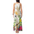 New Zealand Cacatua Galerita Tank Maxi Dress Aotearoa Cockatoo Tropical Flowers