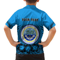 Personalised Yap Constitution Day Kid Hawaiian Shirt FSM Seal Happy 24 December LT14 - Polynesian Pride