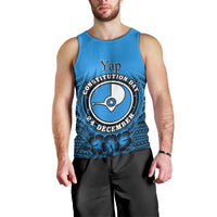 Personalised Yap Constitution Day Men Tank Top FSM Seal Happy 24 December LT14 - Polynesian Pride