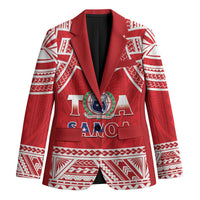 Samoa Rugby Custom Blazer Toa Samoa Pacific Sporty Red - Polynesian Pride