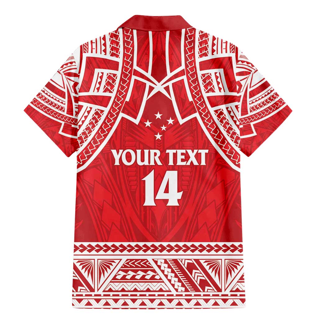 Samoa Rugby Custom Family Matching Mermaid Dress and Hawaiian Shirt Toa Samoa Pacific Sporty Red - Polynesian Pride
