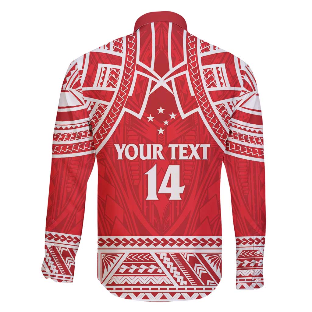 Samoa Rugby Custom Family Matching Short Sleeve Bodycon Dress and Hawaiian Shirt Toa Samoa Pacific Sporty Red - Polynesian Pride