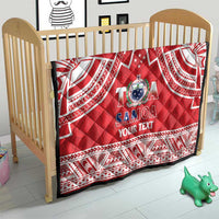 Samoa Rugby Custom Quilt Toa Samoa Pacific Sporty Red - Polynesian Pride