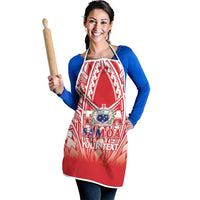 Toa Samoa Rugby Custom Apron Samoa mo Samoa Polynesian Pacific Red - Polynesian Pride