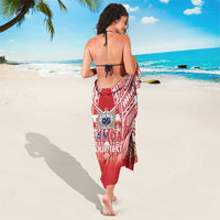 Toa Samoa Rugby Custom Sarong Samoa mo Samoa Polynesian Pacific Red - Polynesian Pride