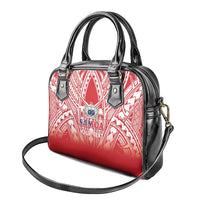 Toa Samoa Rugby Custom Shoulder Handbag Samoa mo Samoa Polynesian Pacific Red - Polynesian Pride
