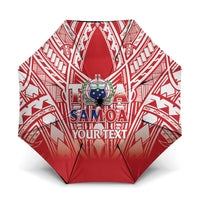 Toa Samoa Rugby Custom Umbrella Samoa mo Samoa Polynesian Pacific Red - Polynesian Pride