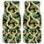 Black Hawaii Plumeria Lei With Tropical Leaves Car Mats