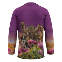 ANZAC Day Hockey Jersey Lest We Forget The Animals Of War