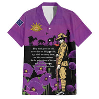 ANZAC Soldier and War Animals Family Matching Off Shoulder Maxi Dress and Hawaiian Shirt We Will Remember Them