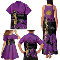 ANZAC Soldier and War Animals Family Matching Tank Maxi Dress and Hawaiian Shirt We Will Remember Them LT15 - Polynesian Pride