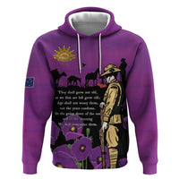 ANZAC Soldier and War Animals Hoodie We Will Remember Them