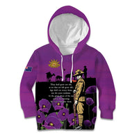 ANZAC Soldier and War Animals Kid Hoodie We Will Remember Them