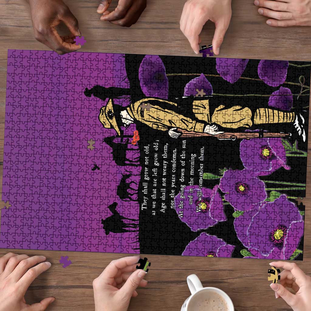 ANZAC Soldier and War Animals Puzzle We Will Remember Them