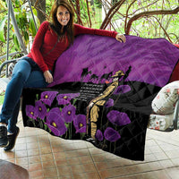 ANZAC Soldier and War Animals Quilt We Will Remember Them