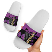 ANZAC Soldier and War Animals Slide Sandals We Will Remember Them