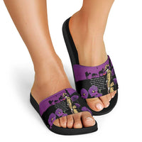 ANZAC Soldier and War Animals Slide Sandals We Will Remember Them