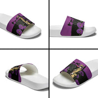ANZAC Soldier and War Animals Slide Sandals We Will Remember Them