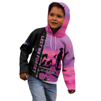 Personalised ANZAC War Animals Kid Hoodie Lest We Forget Memorial