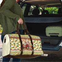 Hawaiian Santa Aloha Pineapple Christmas Travel Bag Mele Kalikimaka - Polynesian Pride