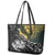 New Zealand and South Africa Rugby Leather Tote Bag Maori Kiwi With Springboks