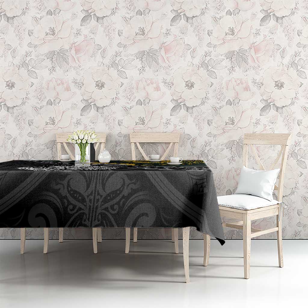 New Zealand and South Africa Rugby Tablecloth Maori Kiwi With Springboks