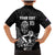 New Zealand Silver Fern Rugby Custom Family Matching Mermaid Dress and Hawaiian Shirt Maori Tiki Black Version