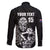 New Zealand Silver Fern Rugby Custom Family Matching Mermaid Dress and Hawaiian Shirt Maori Tiki Black Version