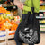 New Zealand Silver Fern Rugby Custom Grocery Bag Maori Tiki Black Version