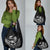 New Zealand Silver Fern Rugby Custom Grocery Bag Maori Tiki Black Version