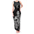 New Zealand Silver Fern Rugby Custom Tank Maxi Dress Maori Tiki Black Version