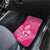 New Zealand Silver Fern Rugby Custom Car Mats Maori Tiki Pink Version