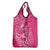 New Zealand Silver Fern Rugby Custom Grocery Bag Maori Tiki Pink Version