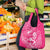 New Zealand Silver Fern Rugby Custom Grocery Bag Maori Tiki Pink Version