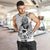 New Zealand Silver Fern Rugby Custom Men Tank Top Maori Tiki White Version