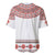 Bulgarian Embroidery Style Seamless Pattern Baseball Jersey