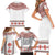 Bulgarian Embroidery Style Seamless Pattern Family Matching Short Sleeve Bodycon Dress and Hawaiian Shirt
