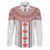 Bulgarian Embroidery Style Seamless Pattern Family Matching Short Sleeve Bodycon Dress and Hawaiian Shirt