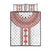 Bulgarian Embroidery Style Seamless Pattern Quilt Bed Set