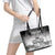 Personalized Germany Berlin Wall Leather Tote Bag Tag der Deutschen Einheit
