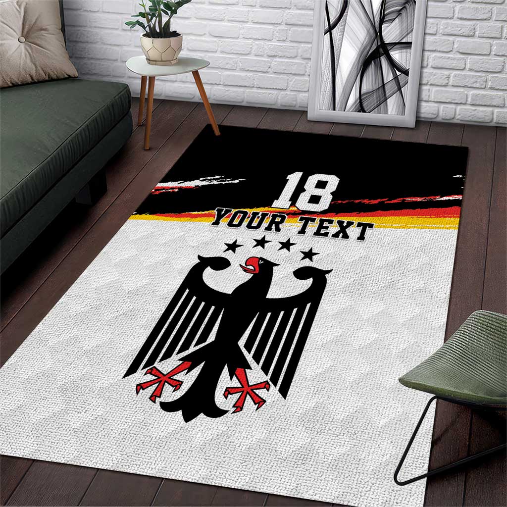 Custom Germany Football Area Rug Come On DFB-Team