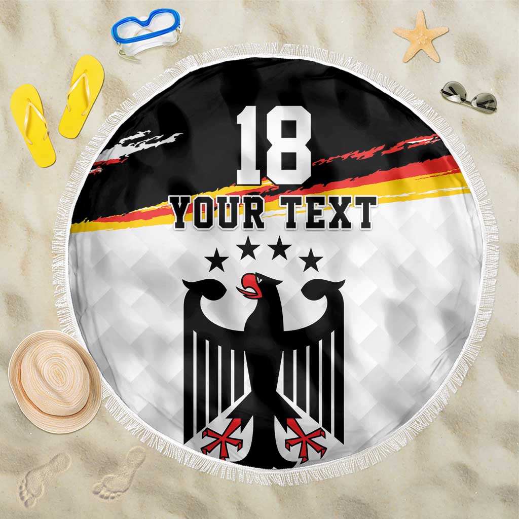 Custom Germany Football Beach Blanket Come On DFB-Team