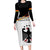 Custom Germany Football Family Matching Long Sleeve Bodycon Dress and Hawaiian Shirt Come On DFB-Team