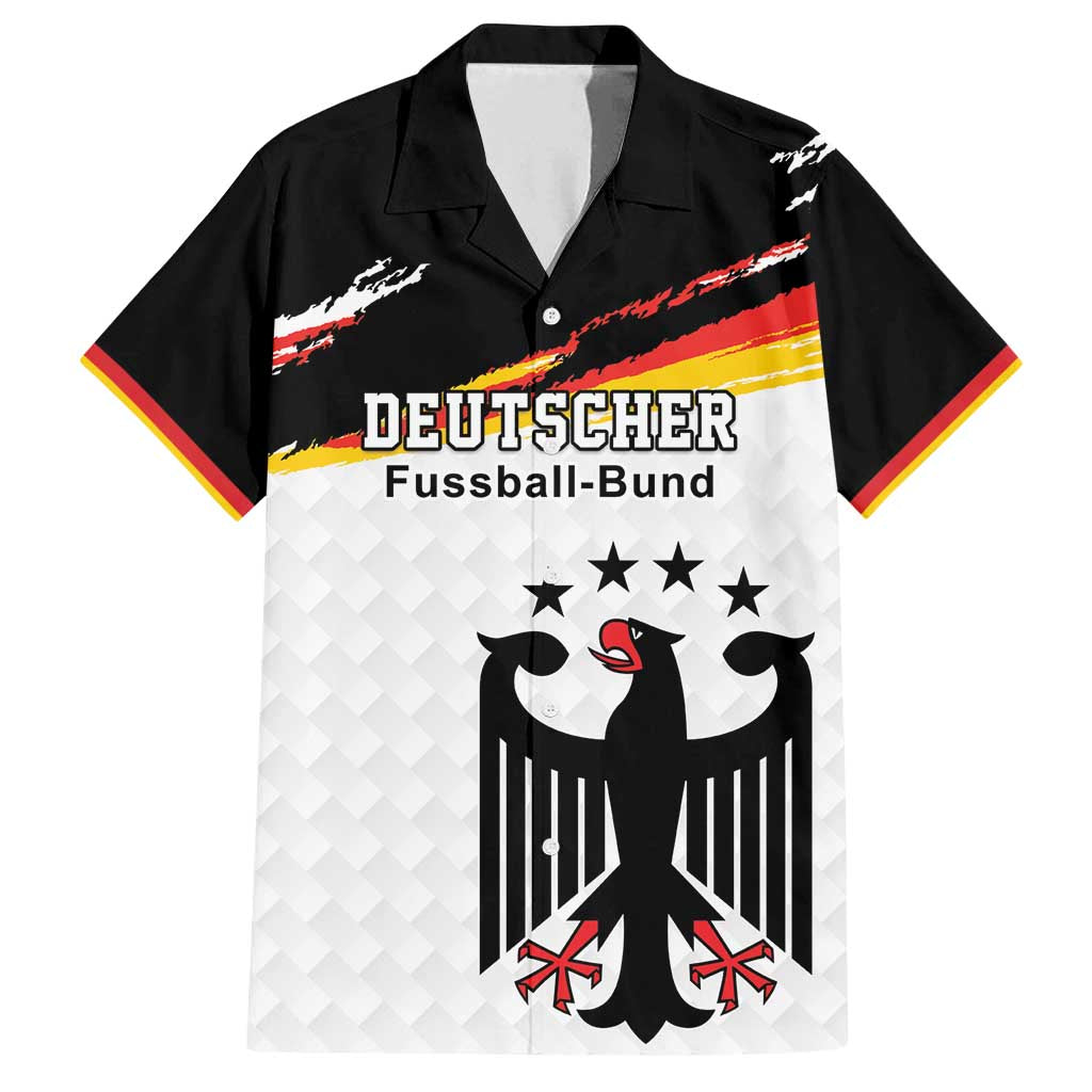 Custom Germany Football Family Matching Off Shoulder Maxi Dress and Hawaiian Shirt Come On DFB-Team