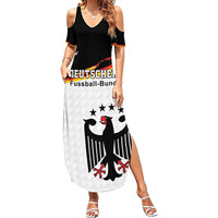 Custom Germany Football Family Matching Summer Maxi Dress and Hawaiian Shirt Come On DFB-Team