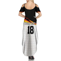 Custom Germany Football Family Matching Summer Maxi Dress and Hawaiian Shirt Come On DFB-Team