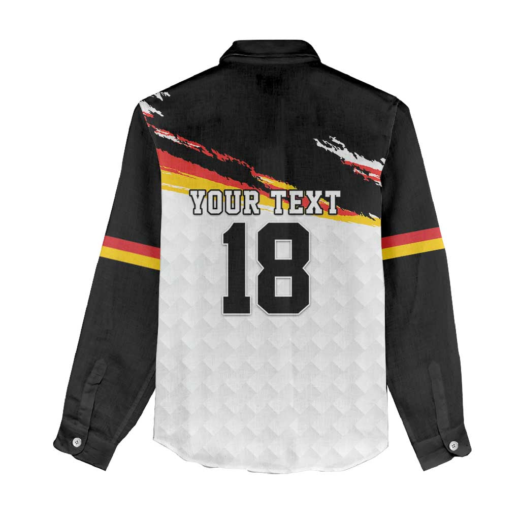 Custom Germany Football Women Casual Shirt Come On DFB-Team